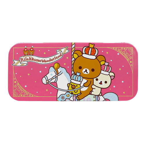 Buy San-X Rilakkuma Animals Pink Slim Pencil Case with Zipper Charm at  ARTBOX