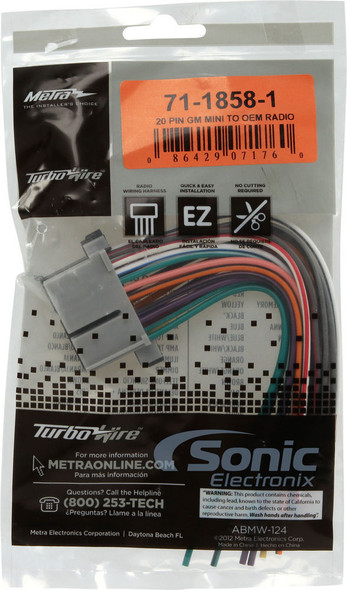 Metra, Standard Reverse Harness, 71-1858-1