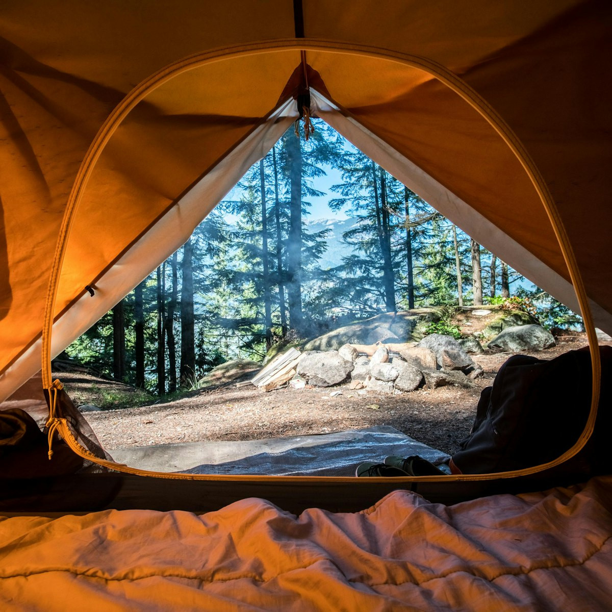 Northpass 3 Season Sleeping Bag outdoor lifestyle image
