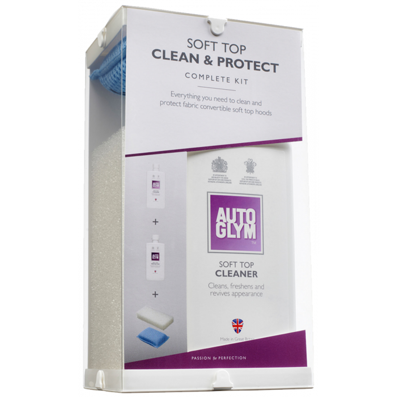Autoglym Soft Top Clean & Protect Complete Kit GBR Autocare