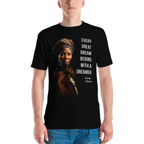 Harriet Tubman Men's Black t-shirt