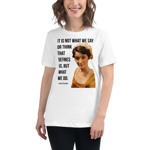 Jane Austen Women's White T-Shirt
