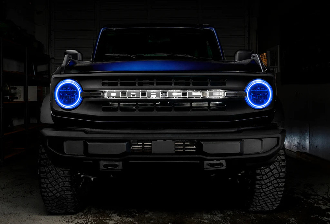 '21+ Ford Bronco LED Halo Kit - Base Headlights w/ BC1 Controller