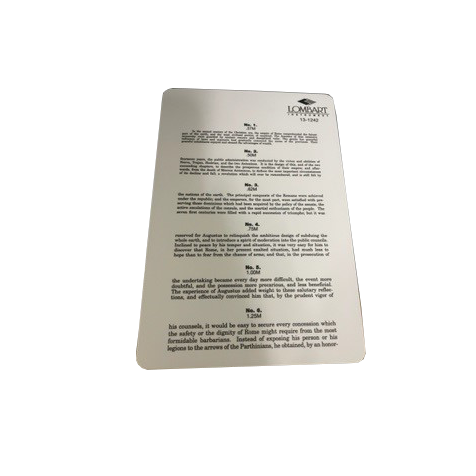 Jaegar Reading Card Front