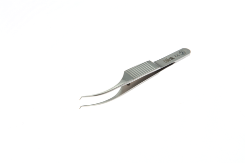 Delicate 1X2 teeth. 0.3mm Notched O/L 84mm. Supplied sterile in boxes of 10.