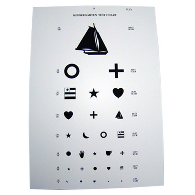 10' Kindergarten Eye Test Chart