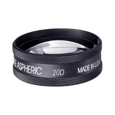 Clearance Volk 20D Large Aspheric Lens, Clear, 50mm, with Black Ring