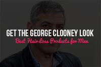 Get the George Clooney Look with the Best Hair Loss Products for Men