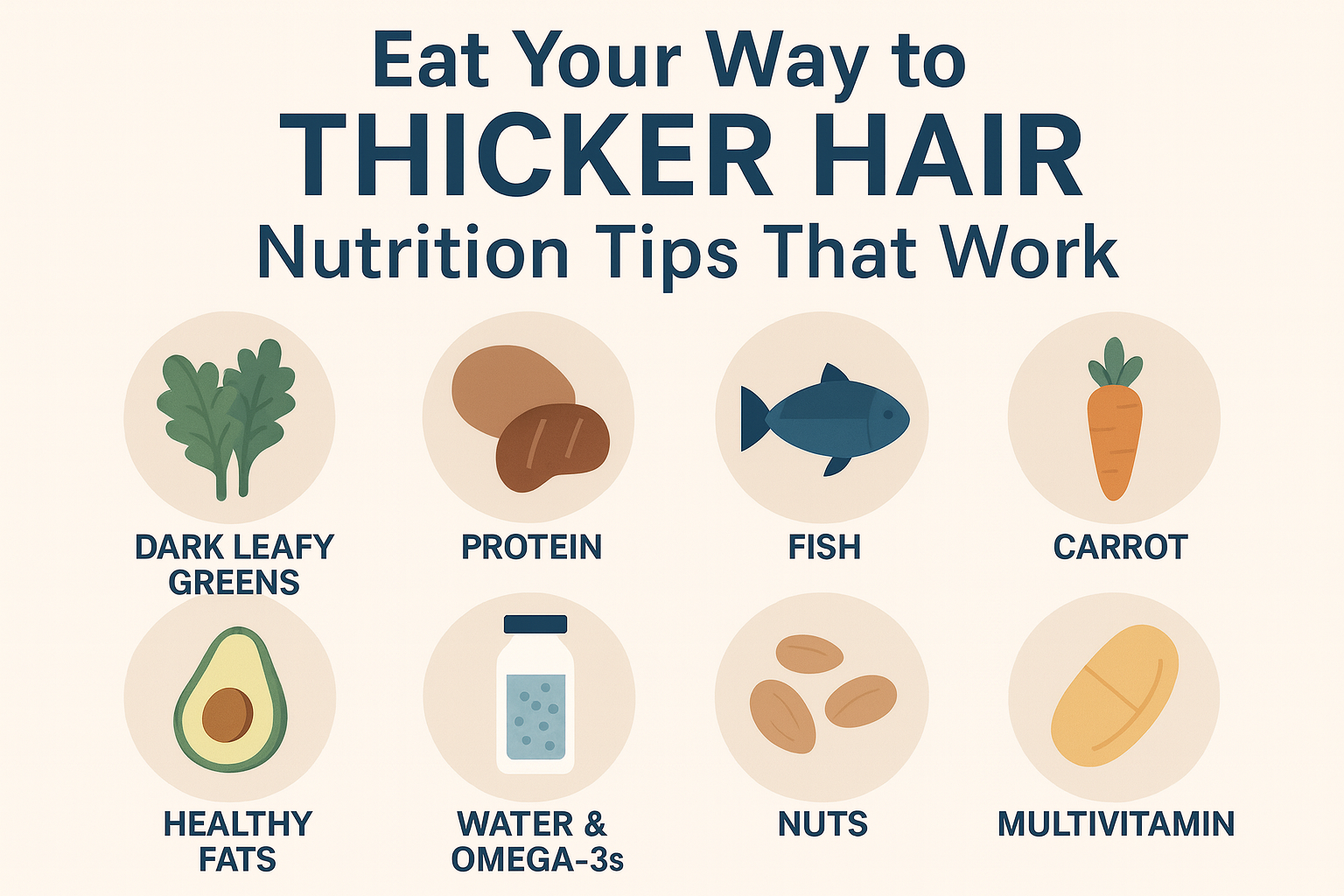 Eat Your Way to Thicker Hair: Nutrition Tips That Actually Work