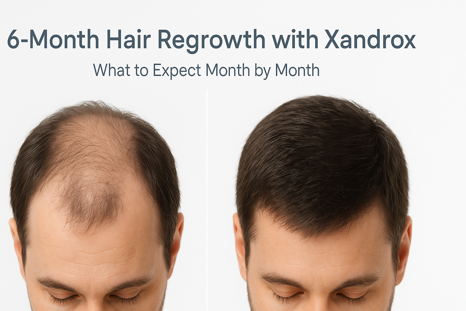 Xandrox What to Expect From 6 Months of Using Xandrox for Hair Loss - Xandrox