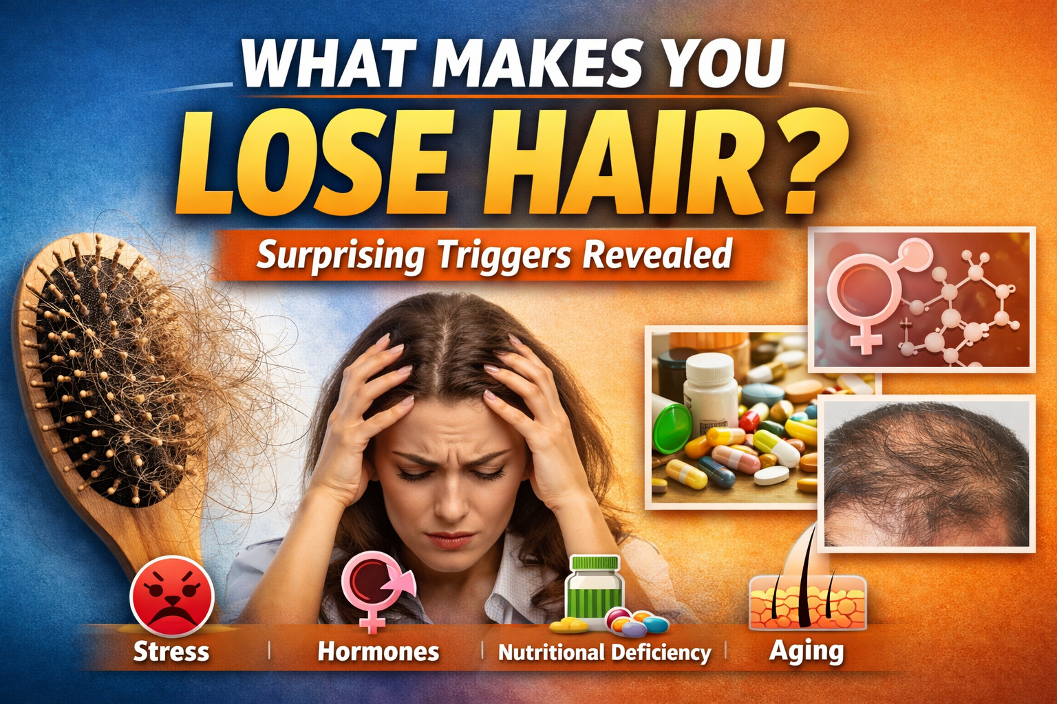 Xandrox What Makes You Lose Hair? Surprising Triggers Revealed - Xandrox