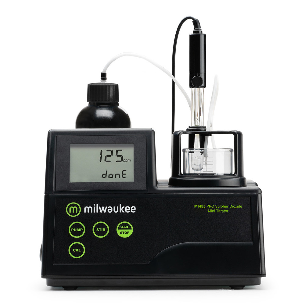 Milwaukee MI455US PRO Mini Titrator for Sulfur Dioxide in Wine