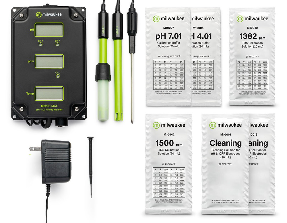 Panel Mount Conductivity and Temperature Monitor and Controller