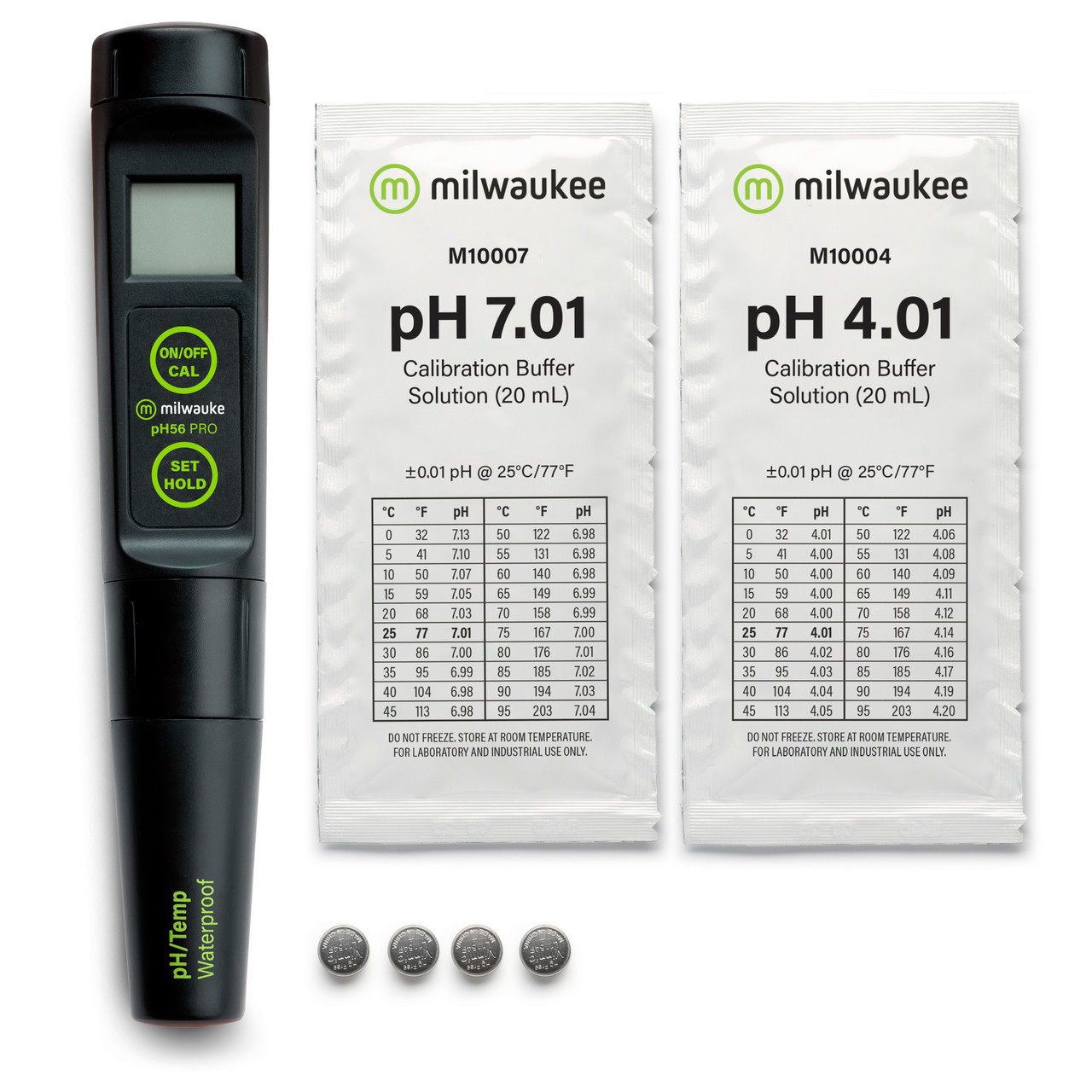 Milwaukee PH56 PRO Waterproof 2-in-1 pH Tester with Thermometer