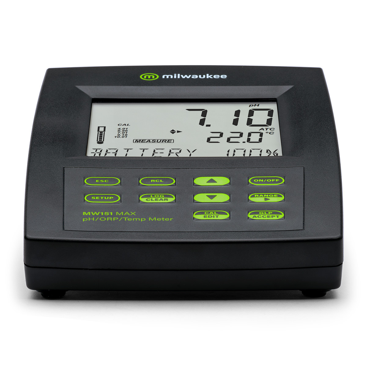 Milwaukee MW151 MAX pH/ORP/Temp Logging Bench Meter