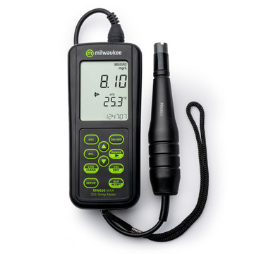Milwaukee MW605 MAX Waterproof Galvanic  Dissolved Oxygen Meter With Automatic Calibration