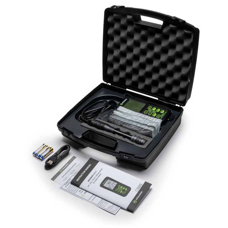 Milwaukee MW805 MAX  4-in-1 pH/EC/TDS/Temp. Combo Meter with ATC