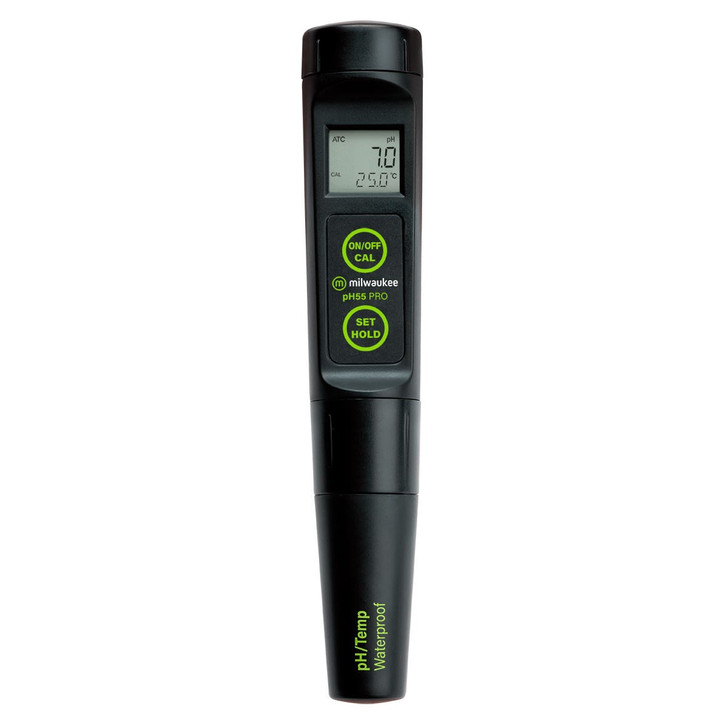 Milwaukee PH55 PRO Waterproof 2-in-1 pH Tester with Thermometer
