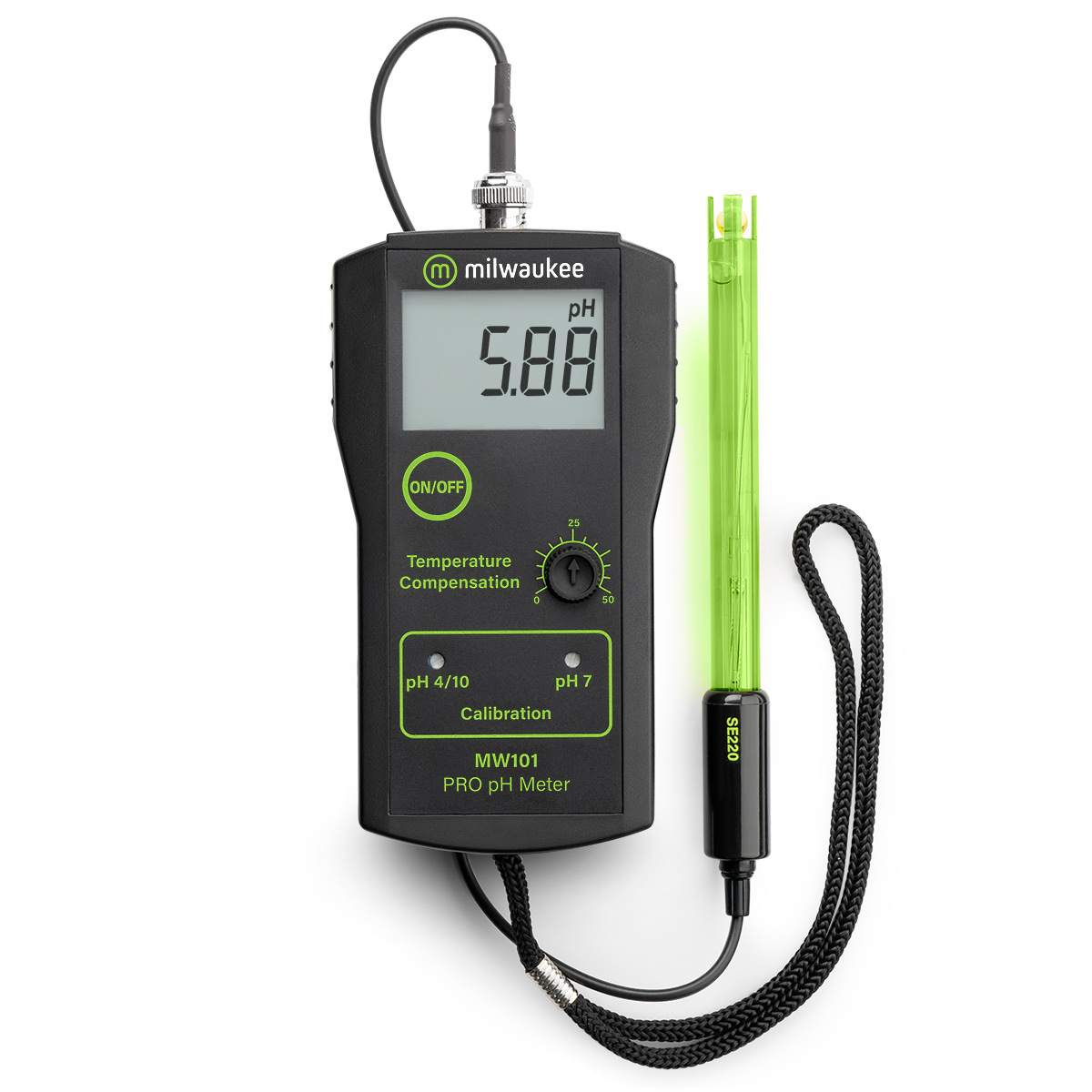 pH meters with new probe technology