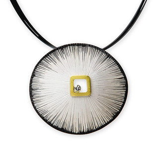 Bright Sand Dollar with Diamond | Gold, Sterling Silver, Oxidized Silver, Diamond | Handmade Art Fine Jewelry by Susan Mahlstedt Bright Sand Dollar with Diamond | Gold, Sterling Silver, Oxidized Silver, Diamond | Handmade Art Fine Jewelry by Susan Mahlstedt