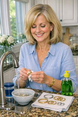 How to Clean Your Gold and Silver Jewelry