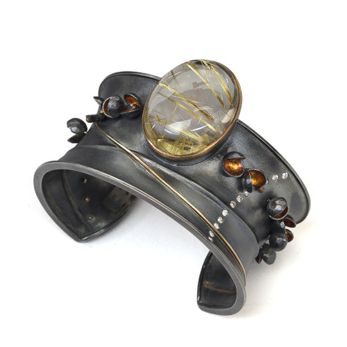 Flourishing Cuff, Modern Art Jewelry by Liaung-Chung Yen
