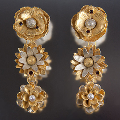 Buy Yellow Gold Earrings for Women by Candere By Kalyan Jewellers Online |  Ajio.com