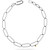 Modern Art Jewelry from Morgan Amirani | Argentium Silver Lets Connect Choker with 18 Karat Gold and Ruby accents. Modern Art Jewelry from Morgan Amirani | Argentium Silver Lets Connect Choker with 18 Karat Gold and Ruby accents.