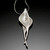 Relationships Pendant, Modern Art Jewelry by Aleksandra Vali | Sandblasted or Oxidized Sterling Silver with a Black or White Freshwater Pearl Relationships Pendant, Modern Art Jewelry by Aleksandra Vali | Sandblasted or Oxidized Sterling Silver with a Black or White Freshwater Pearl