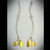 Contemporary Jewelry, Double Branch Dangle Earrings from Judith Neugebauer | Sterling Silver and 23 Karat Gold Leaf | Freshwater Pearls Contemporary Jewelry, Double Branch Dangle Earrings from Judith Neugebauer | Sterling Silver and 23 Karat Gold Leaf | Freshwater Pearls