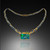 Brilliant Boulder Opal Necklace | Boulder Opal, Tsavorite, Tanzanite, 22 Karat Gold | Handmade Art Jewelry by Beth Farber Brilliant Boulder Opal Necklace | Boulder Opal, Tsavorite, Tanzanite, 22 Karat Gold | Handmade Art Jewelry by Beth Farber