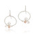 Contemporary Fine Art Jewelry | Sterling Silver and Pearl | Liaung-Chung Yen's Budding Flower Earrings Contemporary Fine Art Jewelry | Sterling Silver and Pearl | Liaung-Chung Yen's Budding Flower Earrings