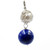 Silver Pearl Lapis Earrings | Sterling Silver, Pearl, lapis lazuli | Hand- Knitted Silver Jewelry by Maria Glezelli   Silver Pearl Lapis Earrings | Sterling Silver, Pearl, lapis lazuli | Hand- Knitted Silver Jewelry by Maria Glezelli