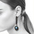 Wrapped Topaz Earrings | Blue Topaz, Silver | Handmade Modern Jewelry by Armen Poghosyan