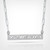 Luz Horizontal Bar Pendant | Sterling Silver, Diamonds | Contemporary Jewelry by Belle Brooke Bare