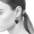 Oxidized Sterling Silver Kite Earrings with Keum Boo | Oxidized Silver, Gold Leaf, Pearl | Handmade Art Jewelry by Estelle Vernon