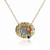 Petite Marigold Necklace | Opal, Sapphire, Gold | Handmade Fine Jewelry by Keiko Mita