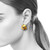 Gold and Silver Earrings EO235 | Gold and Silver | Handmade Art Jewelry by So Young Park