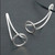 Silver Double Pointer Pendant, Contemporary Jewelry by Cheryl Eve Acosta Silver Double Pointer Pendant, Contemporary Jewelry by Cheryl Eve Acosta