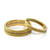 Two Tone Textured Band Ring 5.0 and 3.0, Handmade Modern Jewelry by Liaung-Chung Yen Two Tone Textured Band Ring 5.0 and 3.0, Handmade Modern Jewelry by Liaung-Chung Yen