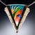 Bird of Paradise Necklace, Modern Art Jewelry by Sheila Beatty