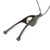 Pearl Pod Pendant by Aleksandra Vali, Modern Art Jewelry | Oxidized Sterling Silver and Fresh Water Pendant