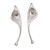 Sterling Silver Pearl Pod Jacket Earrings with White Freshwater Pearls by Aleksandra Vali, Art Jewelry Sterling Silver Pearl Pod Jacket Earrings with White Freshwater Pearls by Aleksandra Vali, Art Jewelry