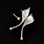 Sterling Silver Pearl Pod Jacket  Earrings with Diamond Cut Ball by Aleksandra Vali, Art Jewelry