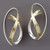 Crossing Earrings, Contemporary Jewelry by Nancy Linkin Crossing Earrings, Contemporary Jewelry by Nancy Linkin