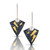 Keum boo Kite Earrings, Modern Art Jewelry by Estelle Vernon