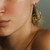 14 Karat Gold Plated Brass Cloud Earrings | Modern Art Jewelry by Mia Hebib