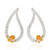 Summer Drop Earrings from Aleksandra Vali | Sterling Silver and 24 Karat Gold Vermeil