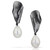 Modern Harmony Earrings from Suzanne Schwartz  | Oxidized Argentium Silver | Baroque Freshwater Pearl Modern Harmony Earrings from Suzanne Schwartz  | Oxidized Argentium Silver | Baroque Freshwater Pearl