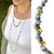 Lichen Lace Long Necklace from Suzanne Schwartz | 22 Karat Gold Bimetal, Sterling Silver and Oxidized Sterling Lichen Lace Long Necklace from Suzanne Schwartz | 22 Karat Gold Bimetal, Sterling Silver and Oxidized Sterling